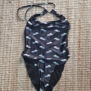 Retro Mustang Halter One Piece
